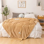 Cozy Flannel Blanket for Autumn - Unisex Thick Design