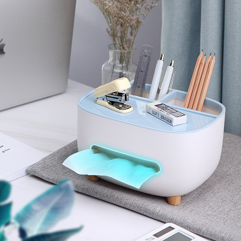 TidyBox: Stylish Storage Box with Phone Holder