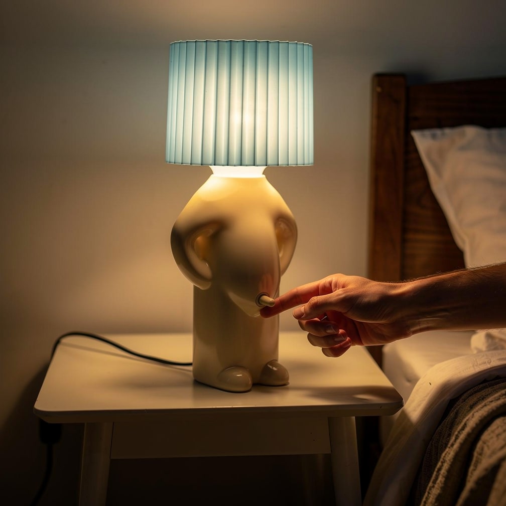 Verspielte LED Tischlampe für Gemütlichkeit und Stil
