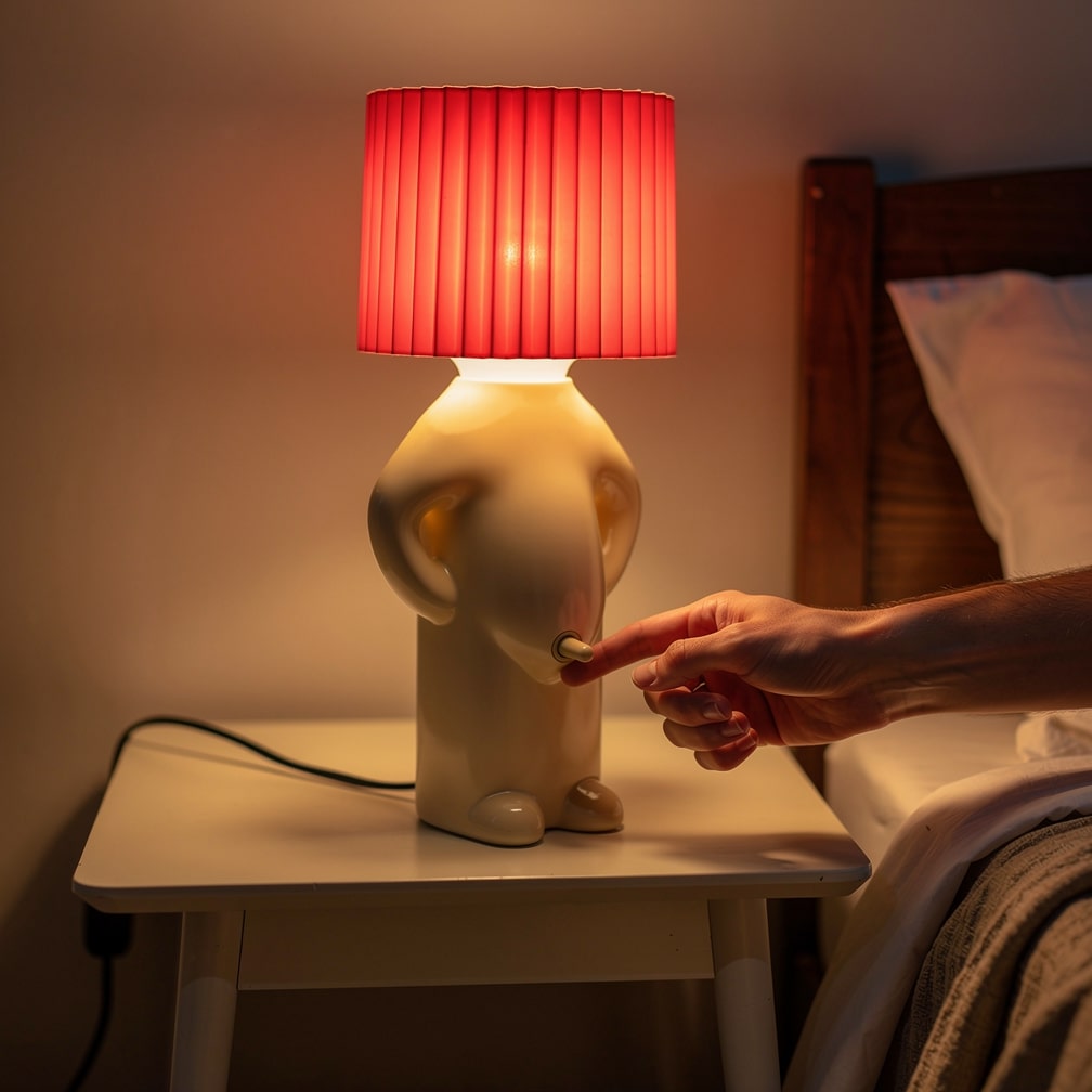 Verspielte LED Tischlampe für Gemütlichkeit und Stil