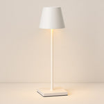 Modern cordless table lamp with touch dimmer and rechargeable battery