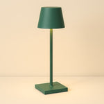 Modern cordless table lamp with touch dimmer and rechargeable battery