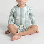 Long Sleeve Swim Set for Toddler Boys with UPF 50+ Protection