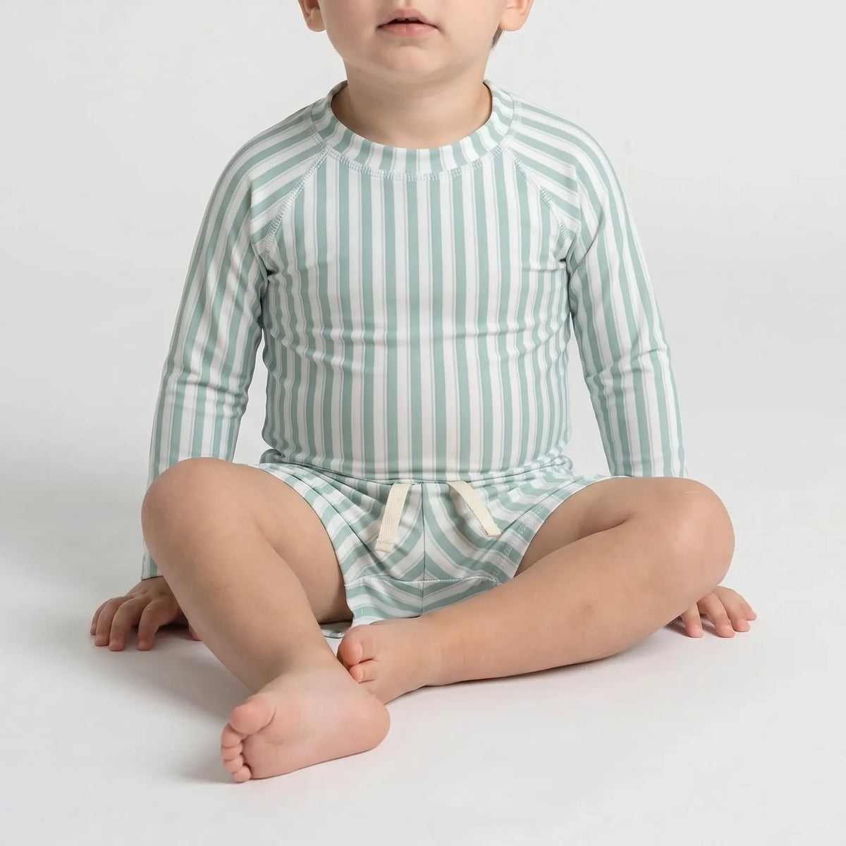 Long Sleeve Swim Set for Toddler Boys with UPF 50+ Protection