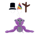Plush toy of a colorful monkey