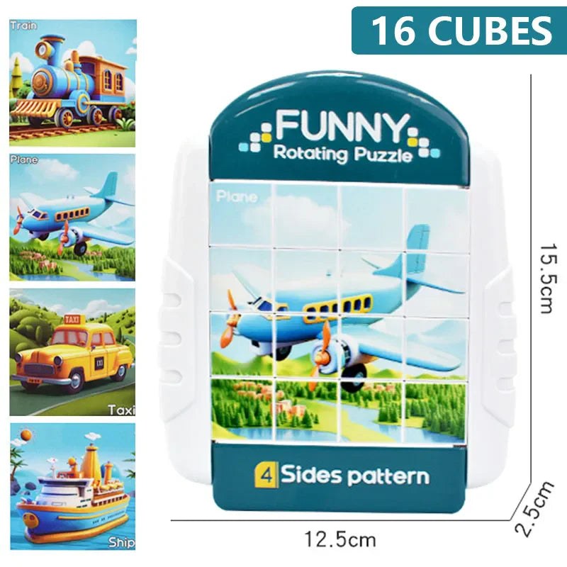 Rotating animal puzzle for children – Endless puzzle fun