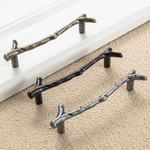 Aesthetic furniture handles in tree trunk design for every room