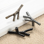 Aesthetic furniture handles in tree trunk design for every room