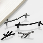 Aesthetic furniture handles in tree trunk design for every room