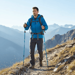 Lightweight foldable trekking poles – Ideal for hiking and camping