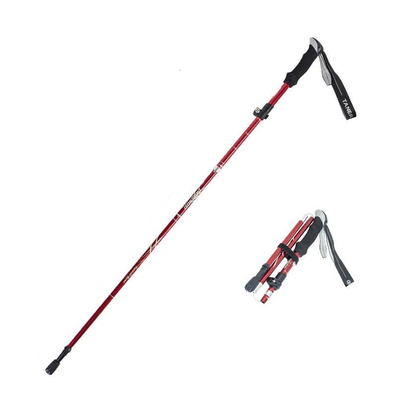 Lightweight foldable trekking poles – Ideal for hiking and camping