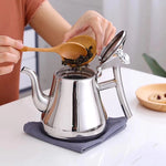 Elegant Stainless Steel Teapot with Removable Infuser – 1L, 1.5L, 2L