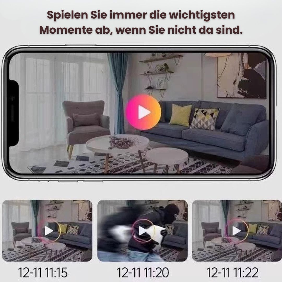 Wireless WLAN Surveillance Camera for Indoors and Outdoors