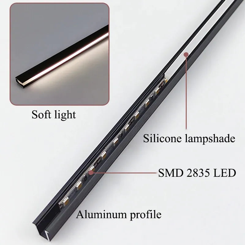 Elegant LED Under-Cabinet Light with Adjustable Length