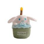 Plush Birthday Cake Toy with Lights and Sound for All Genders
