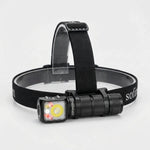 Rechargeable LED Headlamp for All Genders with Magnetic Base