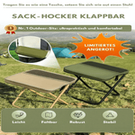 Folding Backpack Chair for Waterproof Outdoor Activities - Unisex