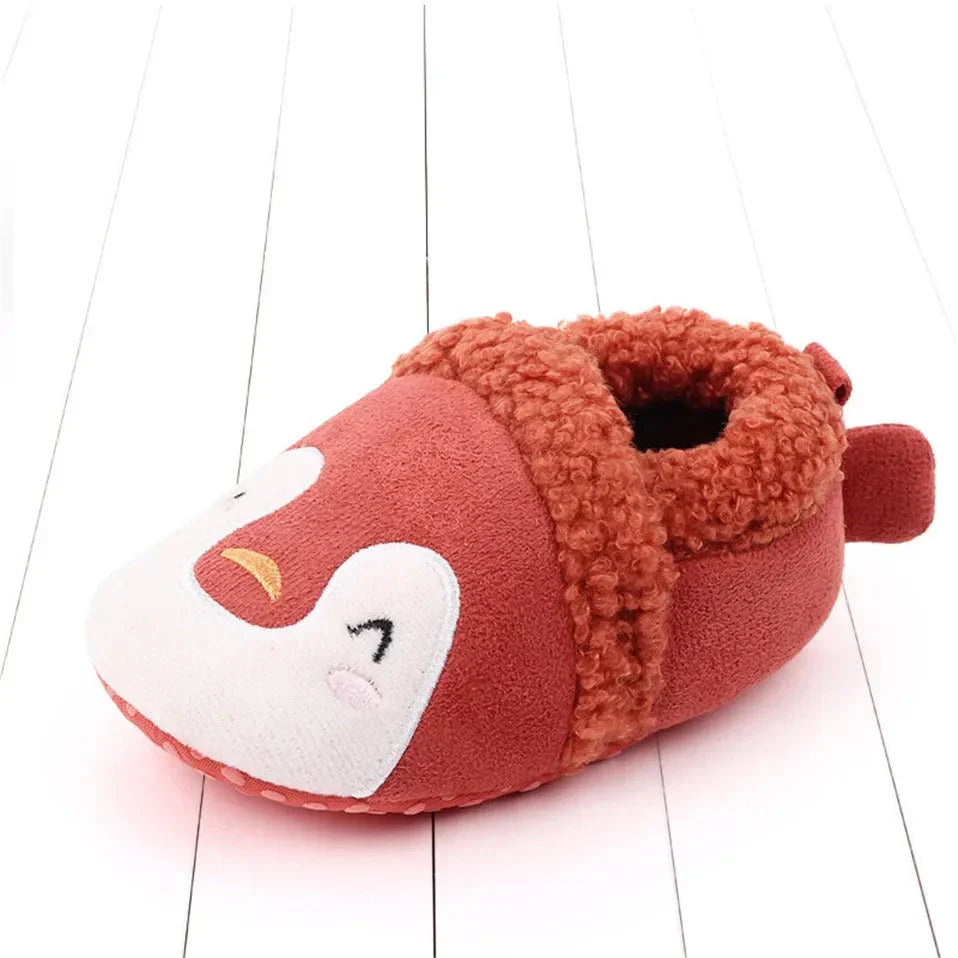 Animal Plush Slippers for Babies and Toddlers – Warm
