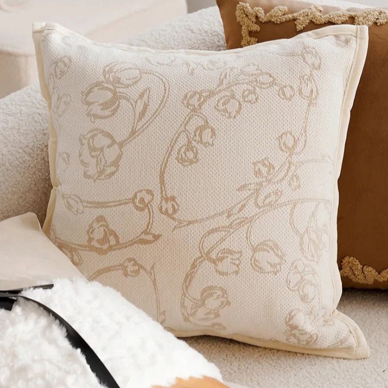 Luxuriöse Kissenbezüge mit stilvollem Jacquard-Muster