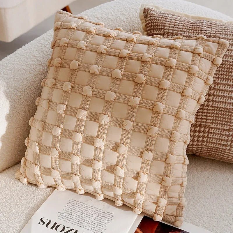 Luxuriöse Kissenbezüge mit stilvollem Jacquard-Muster
