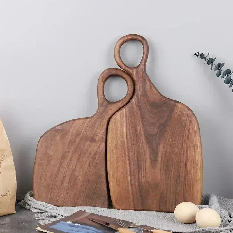 NobleWood - 2er Set edler Nussbaum Schneidebretter