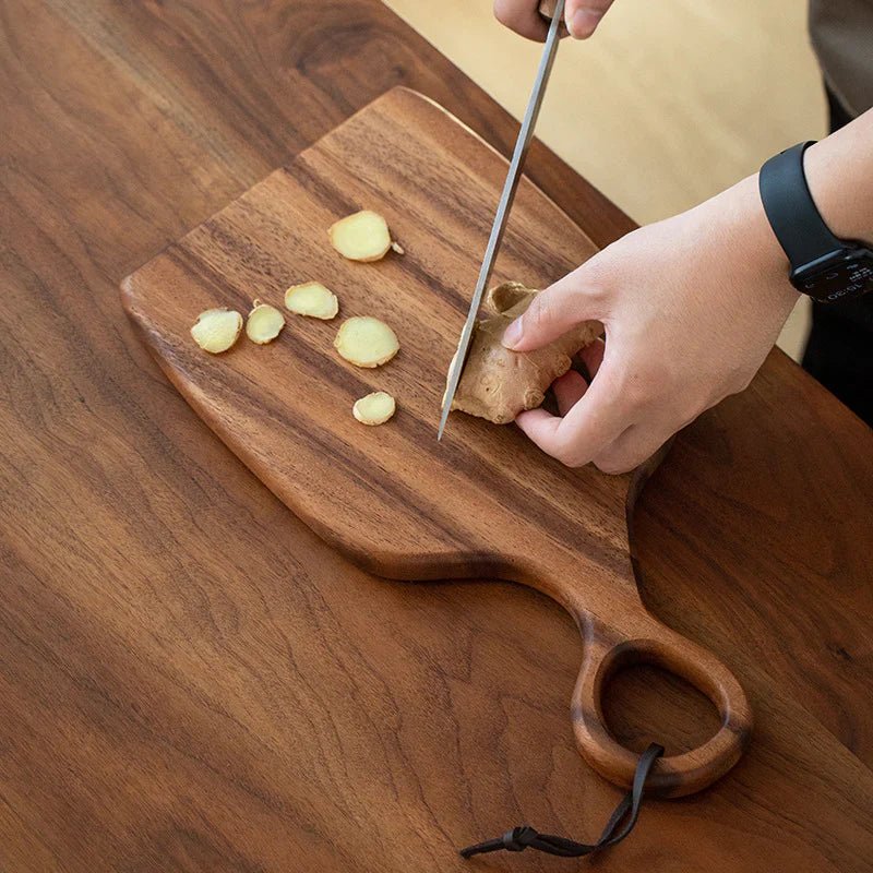 NobleWood - 2er Set edler Nussbaum Schneidebretter
