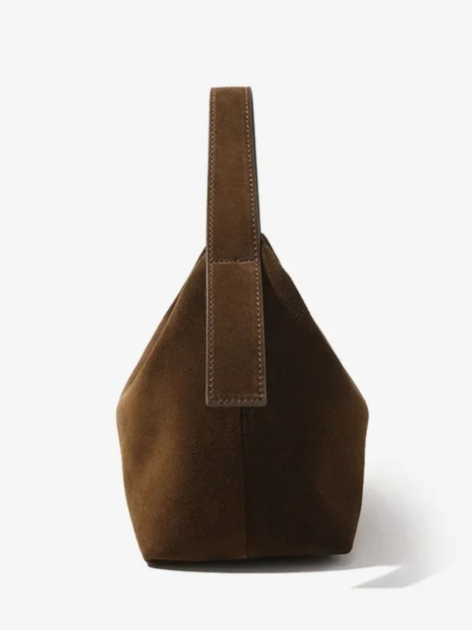 Elegante Schultertasche aus hochwertigem Wildleder