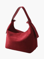 Elegante Schultertasche aus hochwertigem Wildleder