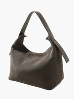 Elegante Schultertasche aus hochwertigem Wildleder