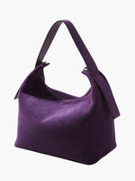 Elegante Schultertasche aus hochwertigem Wildleder