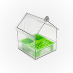 Bird Feeder and Bath – Space-Saving, Spill-Free Solution