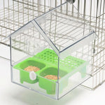Bird Feeder and Bath – Space-Saving, Spill-Free Solution