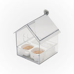 Bird Feeder and Bath – Space-Saving, Spill-Free Solution