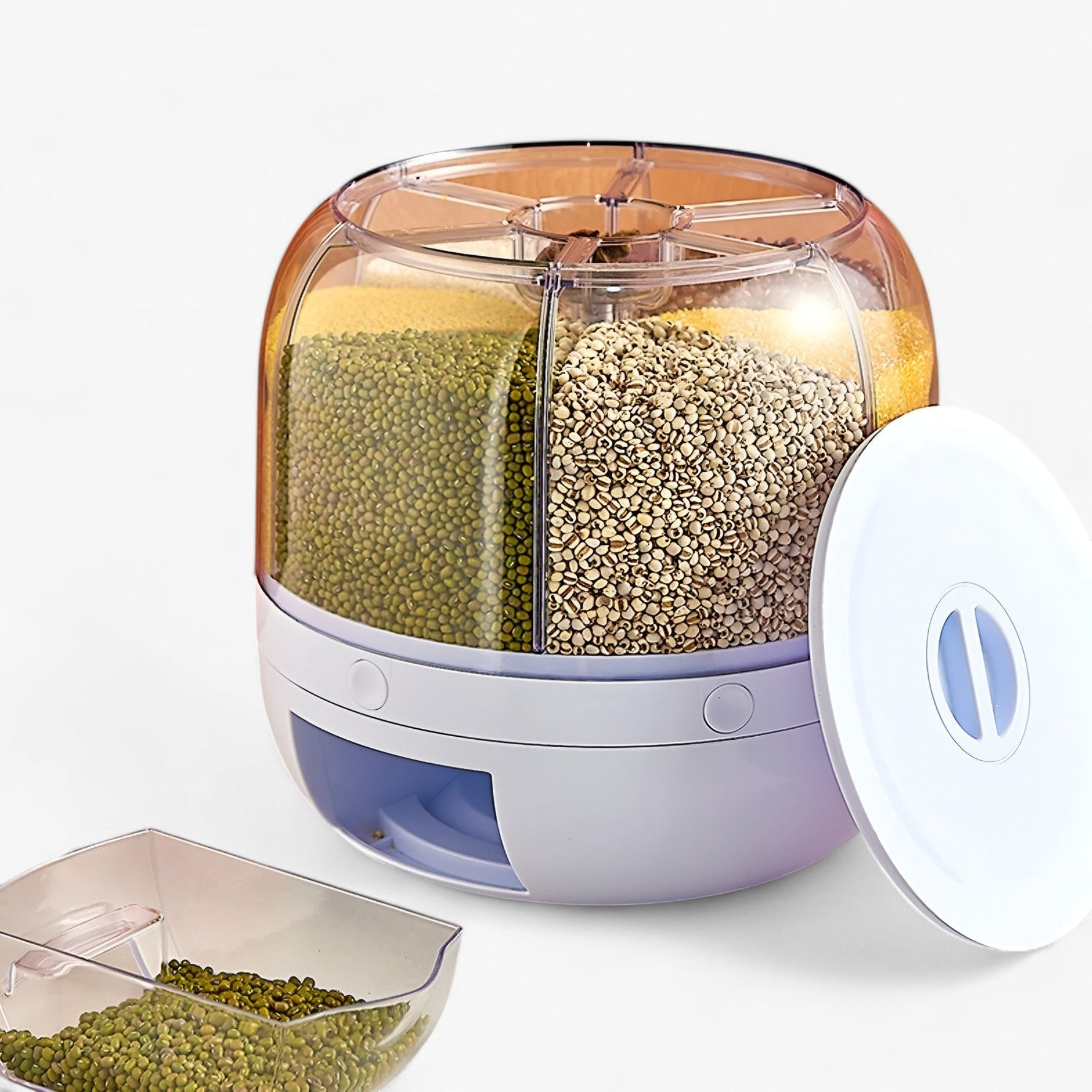 Hygienic Cereal Dispenser with Airtight Lid for Fresh Food