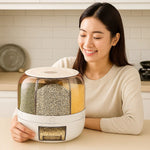 Hygienic Cereal Dispenser with Airtight Lid for Fresh Food