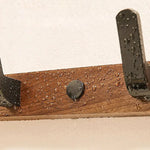 Moderne schwarze Holzablage für Ihr Zuhause