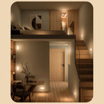 Smart wall light with motion sensor for safe lighting