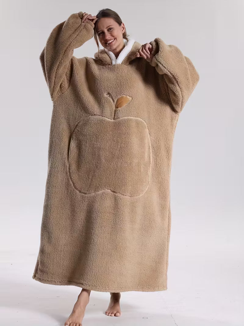 Kuschelige Hoodie Decke mit Ärmeln für ultimativen Komfort