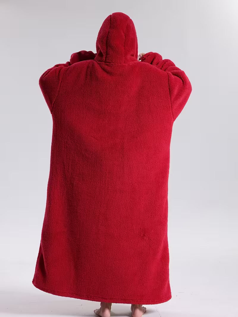 Kuschelige Hoodie Decke mit Ärmeln für ultimativen Komfort