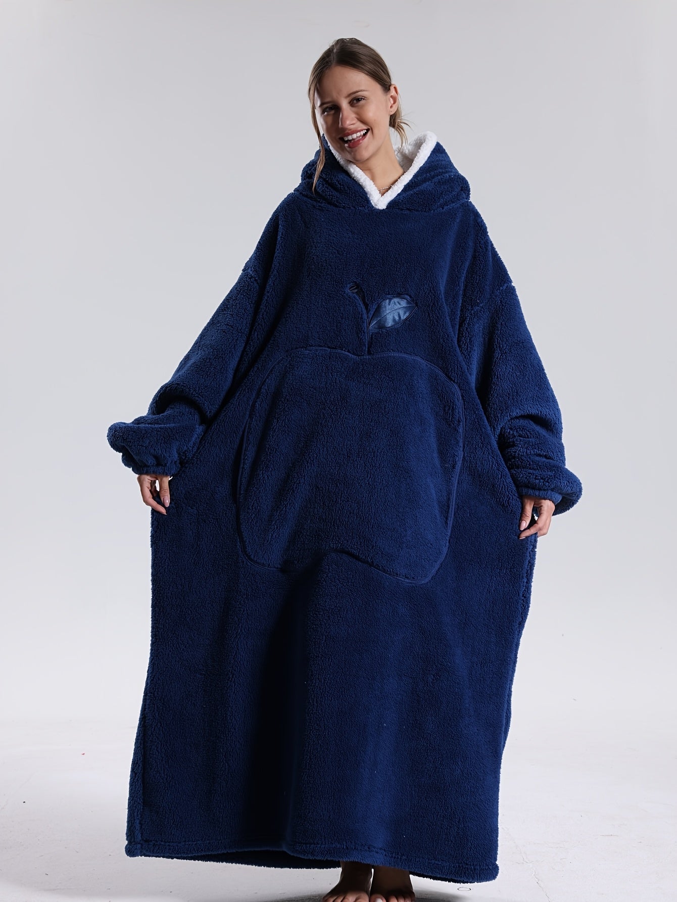 Kuschelige Hoodie Decke mit Ärmeln für ultimativen Komfort