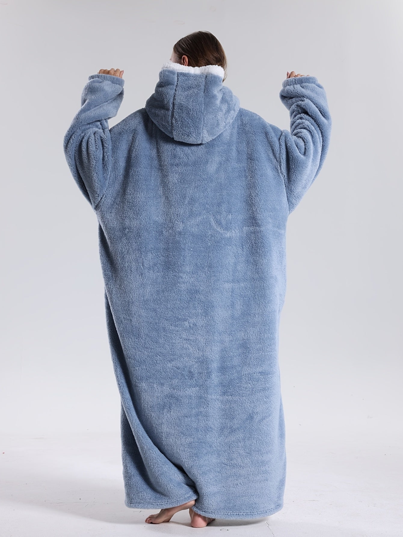 Kuschelige Hoodie Decke mit Ärmeln für ultimativen Komfort