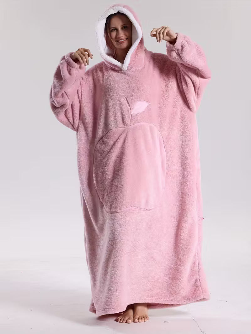 Kuschelige Hoodie Decke mit Ärmeln für ultimativen Komfort