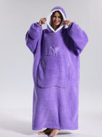 Kuschelige Hoodie Decke mit Ärmeln für ultimativen Komfort