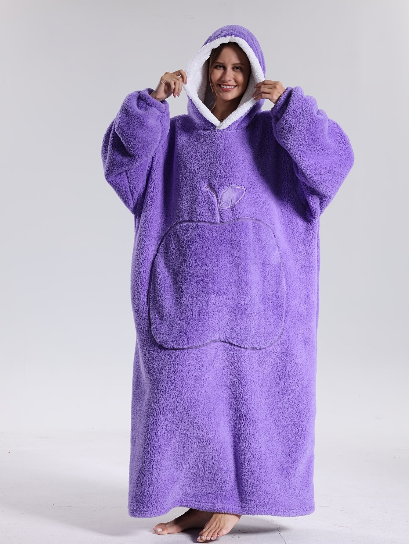 Kuschelige Hoodie Decke mit Ärmeln für ultimativen Komfort