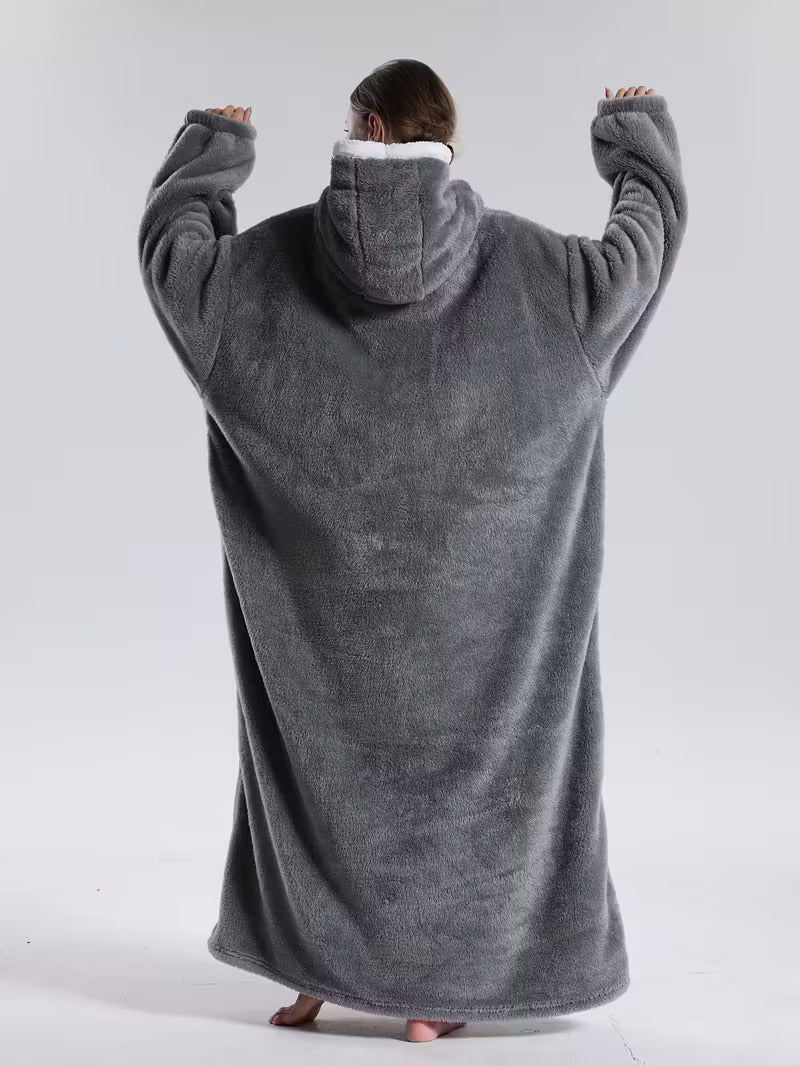 Kuschelige Hoodie Decke mit Ärmeln für ultimativen Komfort