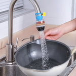 Efficient water filter for fresh drinking water directly from the tap