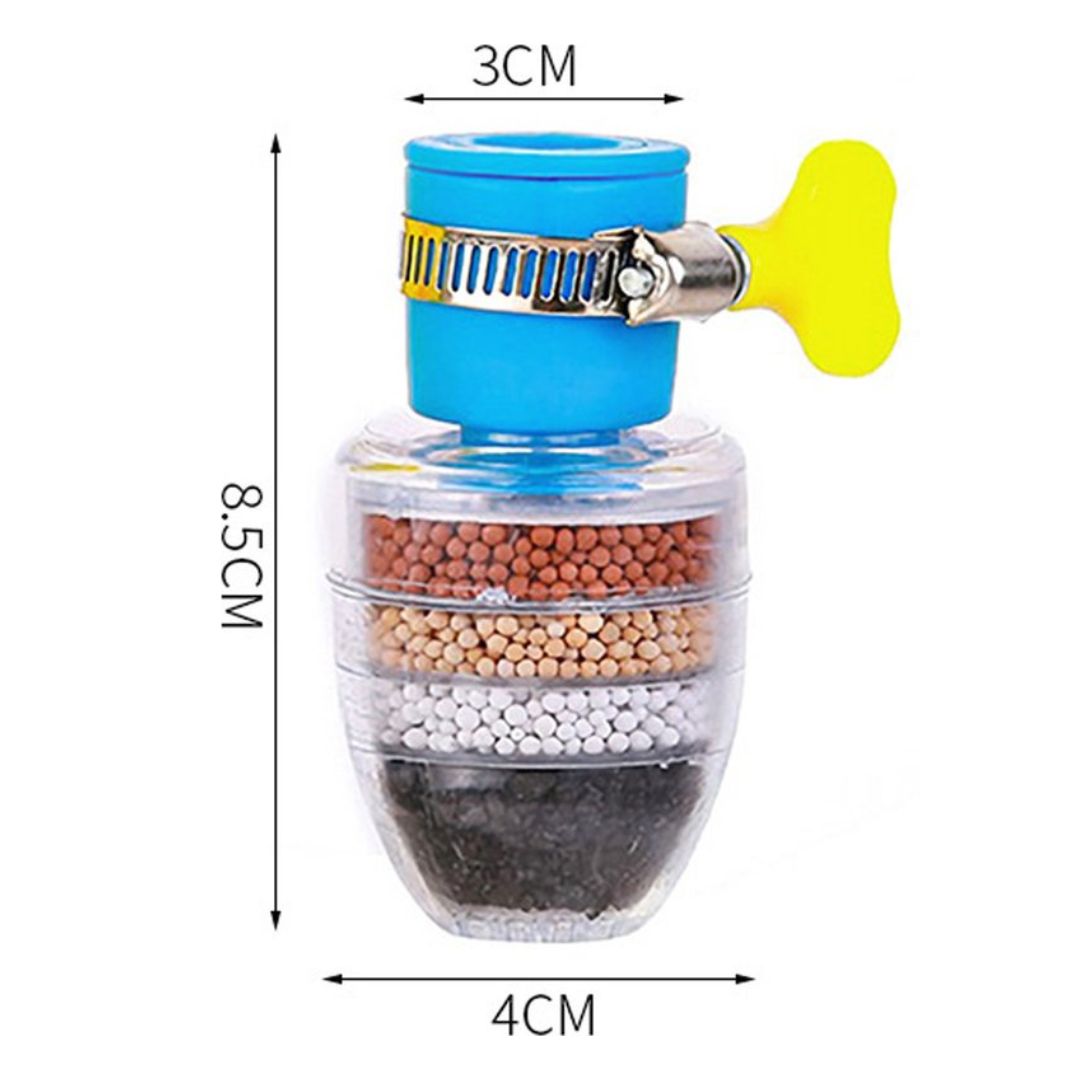 Efficient water filter for fresh drinking water directly from the tap