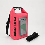 Dry Bag for Outdoor Activities - Waterproof Roll-Top Design with Phone Pocket