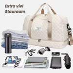 Stylische Weekender-Tasche mit Schuhfach für Reisen & Sport