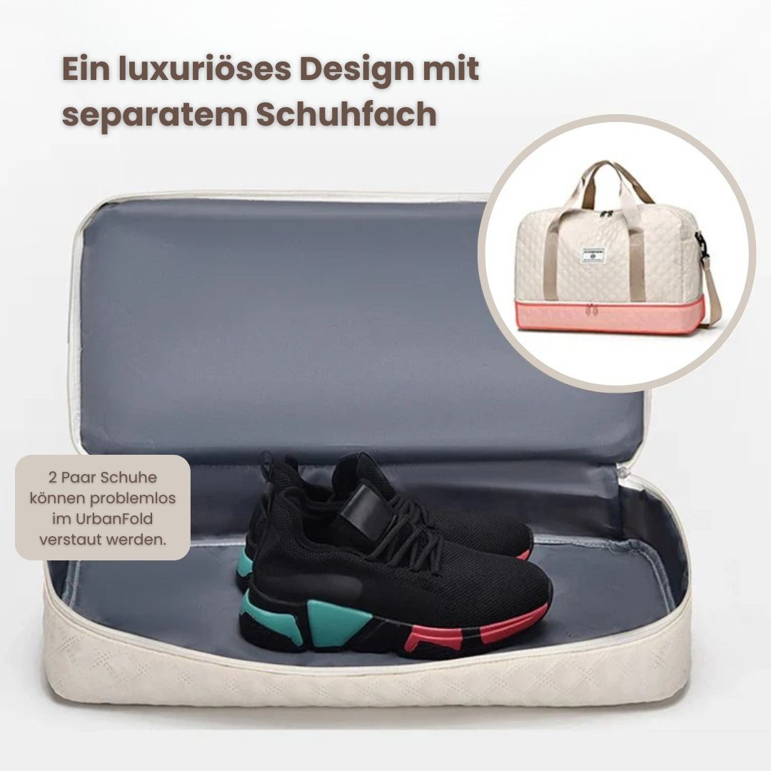 Stylische Weekender-Tasche mit Schuhfach für Reisen & Sport